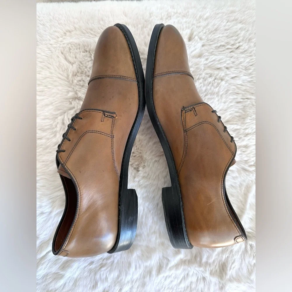 NEW Allen Edmonds Lexington Oxford Dress Shoes Men’s 10.5 D Leather Lace Up‎